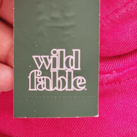 Wild Fable Seamed Hooded Sweatshirt Magenta Size XS - Picture 10 of 10